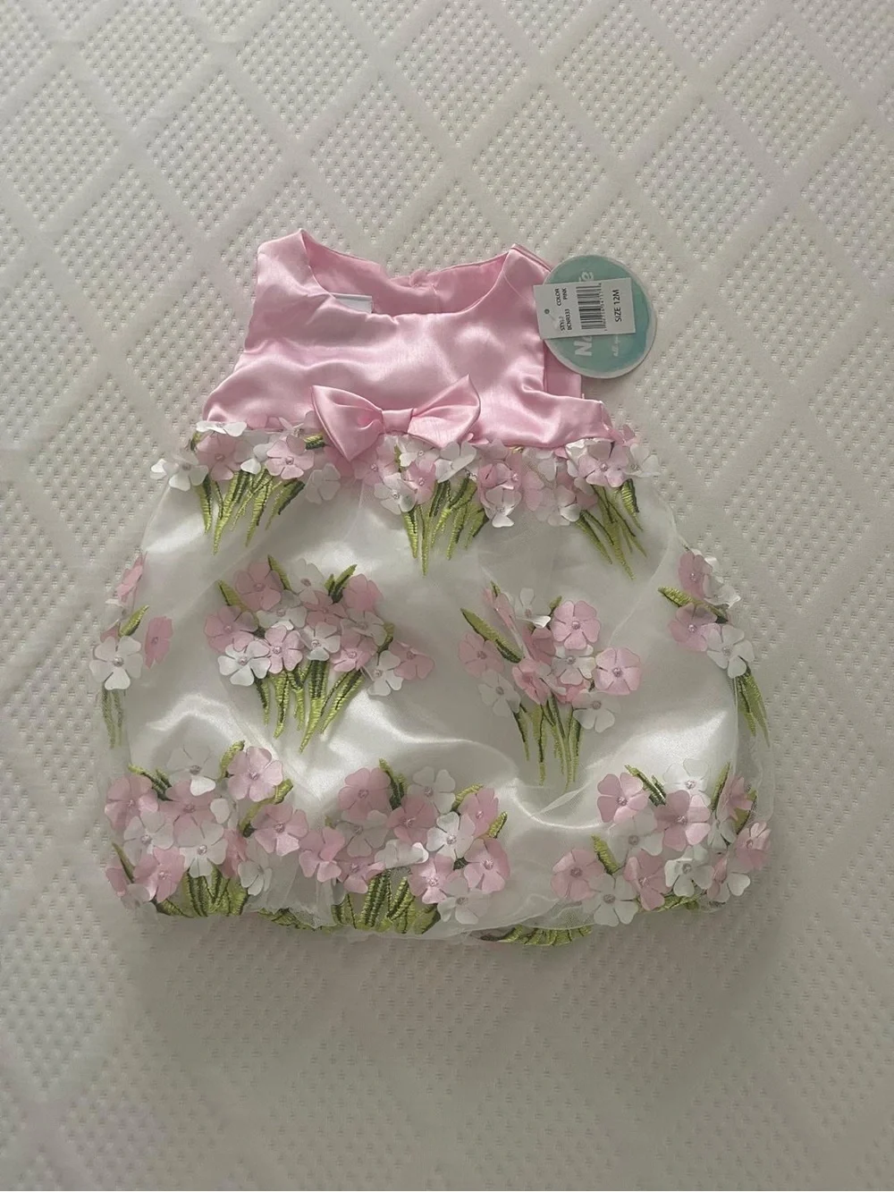 Bubble dress baby girl 12m